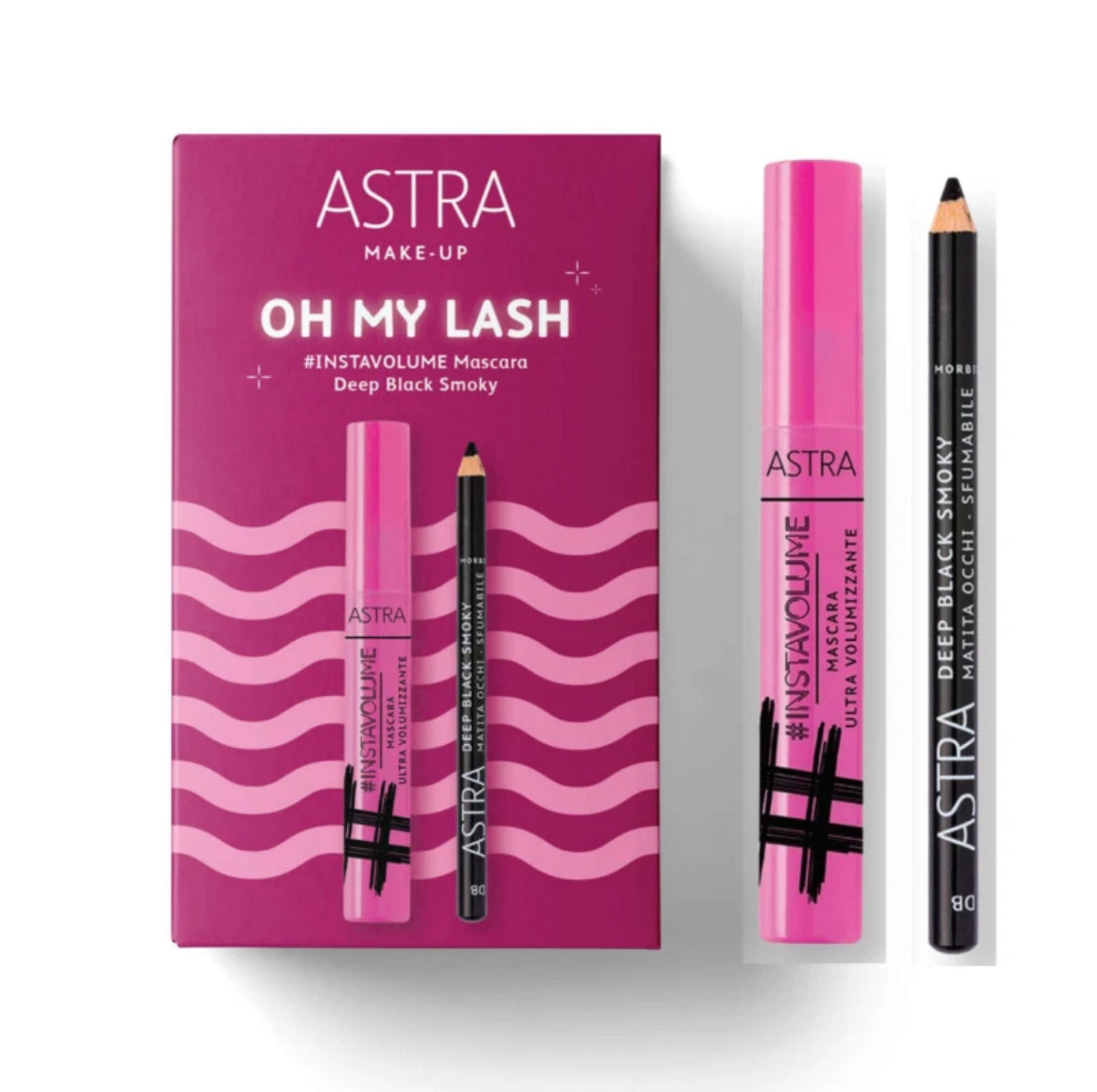 ASTRA MAKE-UP BOX MASCARA INSTAVOLUME + MATITA NERA