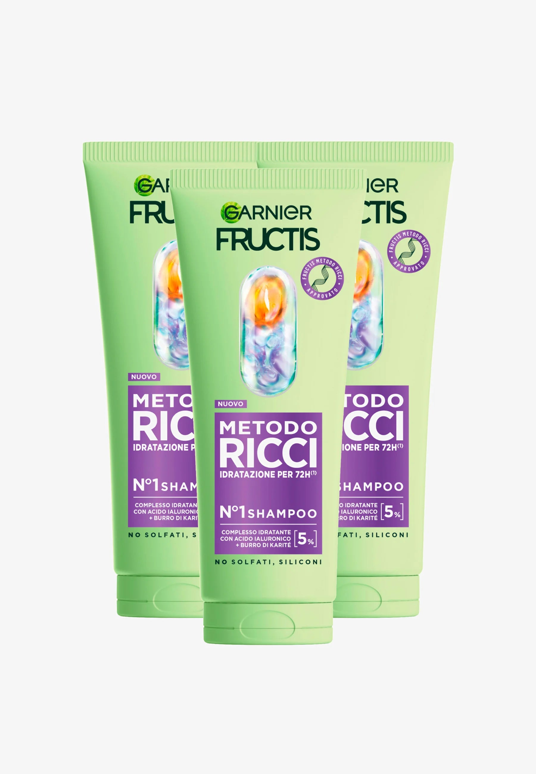 GARNIER SHAMPOO METODO RICCI 200ML