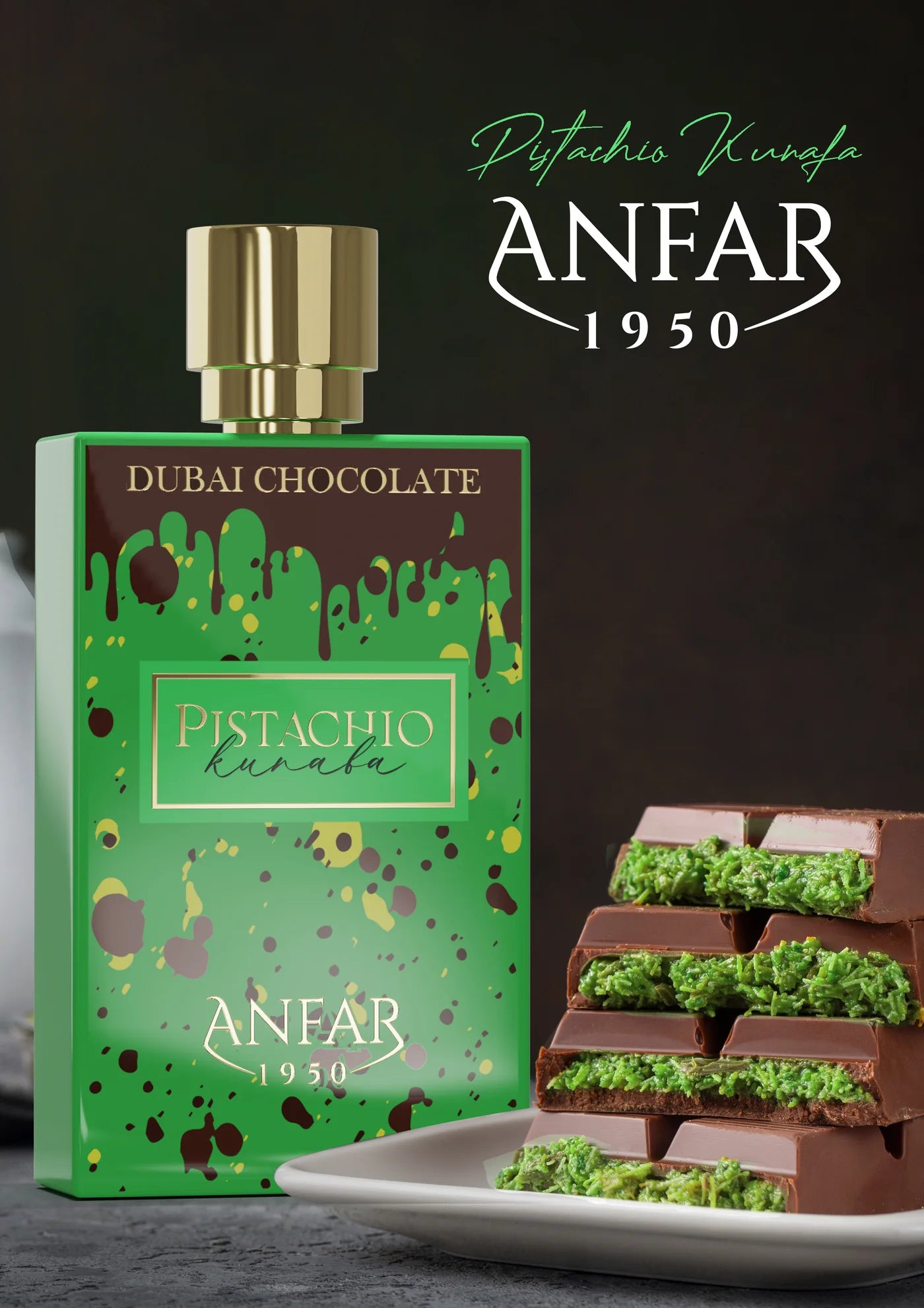 ANFAR DUBAI CHOCOLATE PISTACCHIO EXTRAIT DE PARFUM 80ML