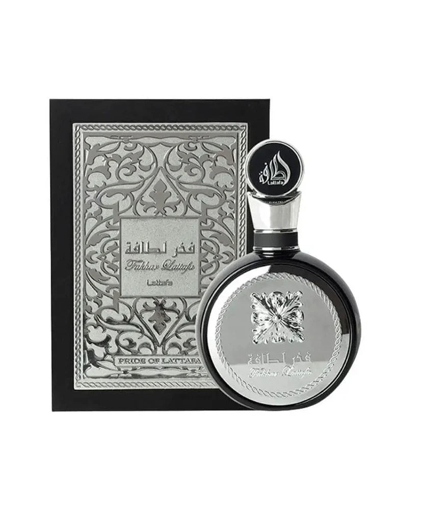 Profumo Lattafa Fakhar nero silver