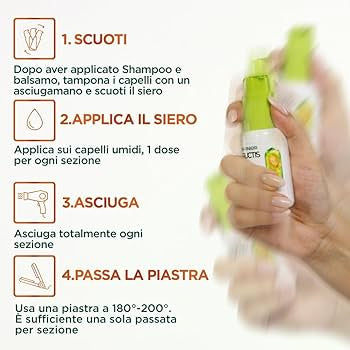 Garnier fructis siero lisci impeccabili anti crespo