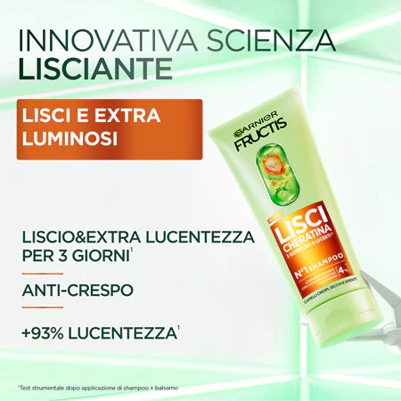 Garnier fructis shampoo lisci cheratina n.1