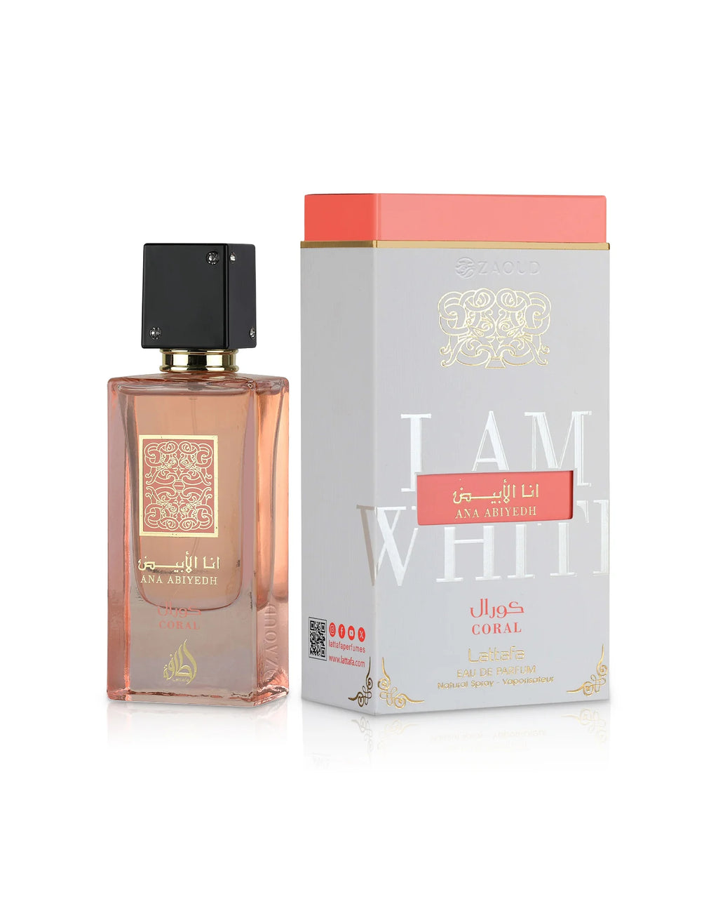 LATTAFA ANA ABIYEDH CORAL EAU DE PARFUM 60ML
