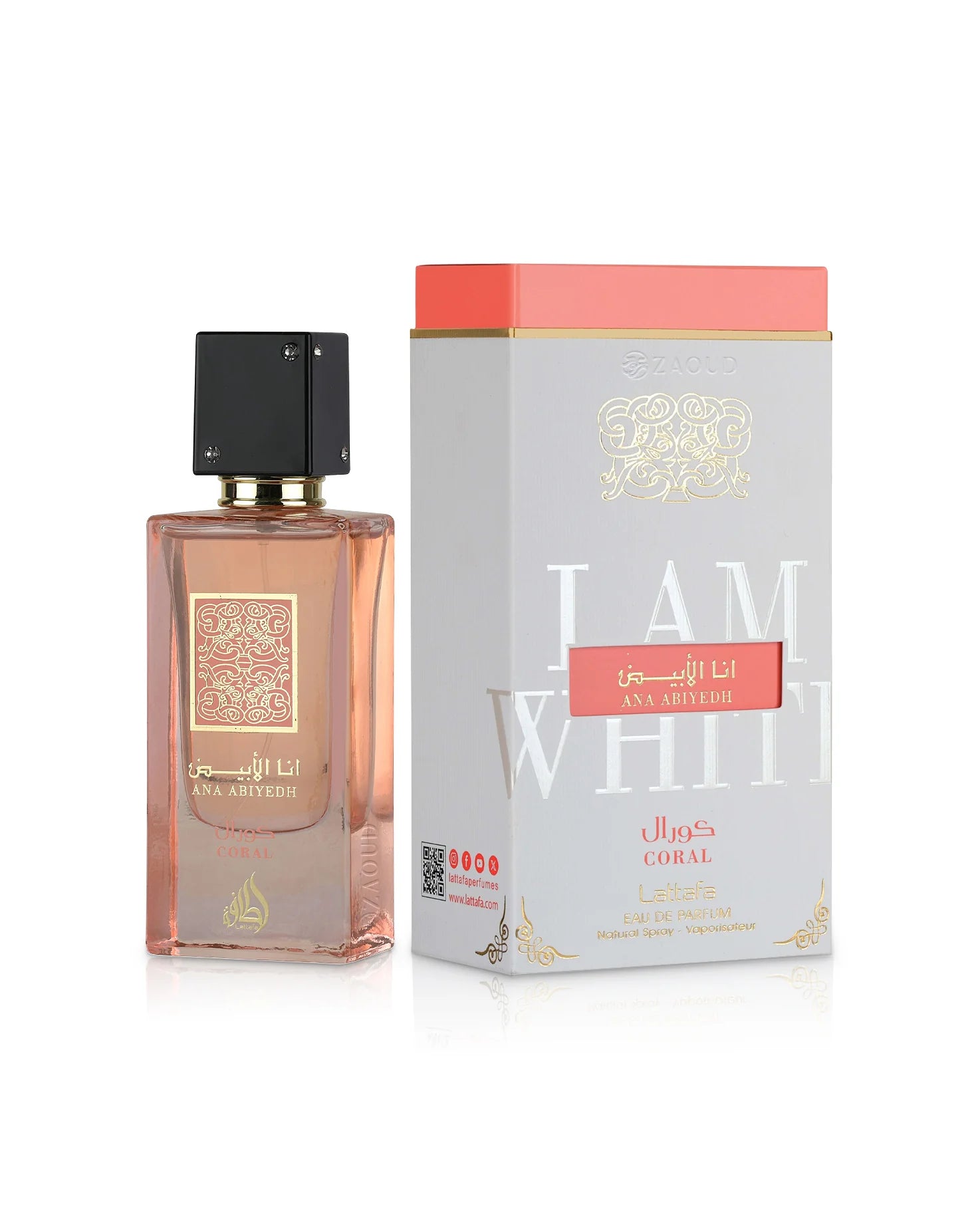 LATTAFA ANA ABIYEDH CORAL EAU DE PARFUM 60ML