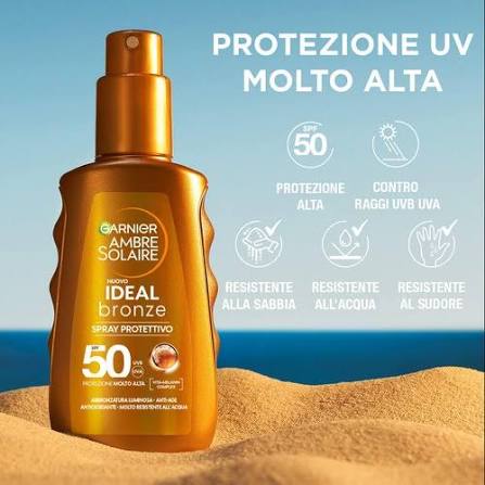GARNIER AMBRE SOLAIRE IDEAL BRONZE SPRAY SPF 50