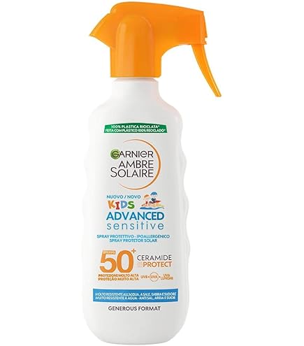 GARNIER AMBRE SOLAIRE KIDS SENSITIVE SPF 50 SPRAY MAXI FORMATO