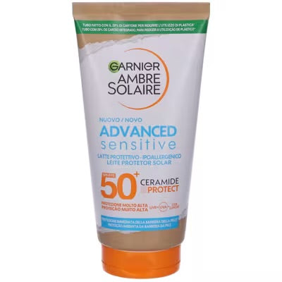 GARNIER AMBRE SOLAIRE SENSITIVE LATTE SPF 50