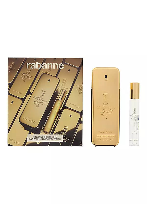 PACO RABANNE ONE MILLION BOX EDT 100ml +  EDT 20ML TRAVEL