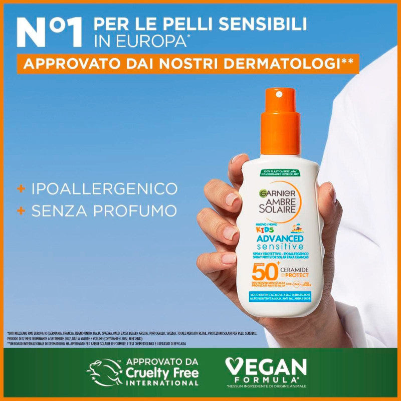 GARNIER AMBRE SOLAIRE KIDS SENSITIVE SPF 50