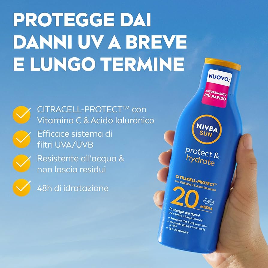 NIVEA SUN PROTECT &HYDRATE SPF 20