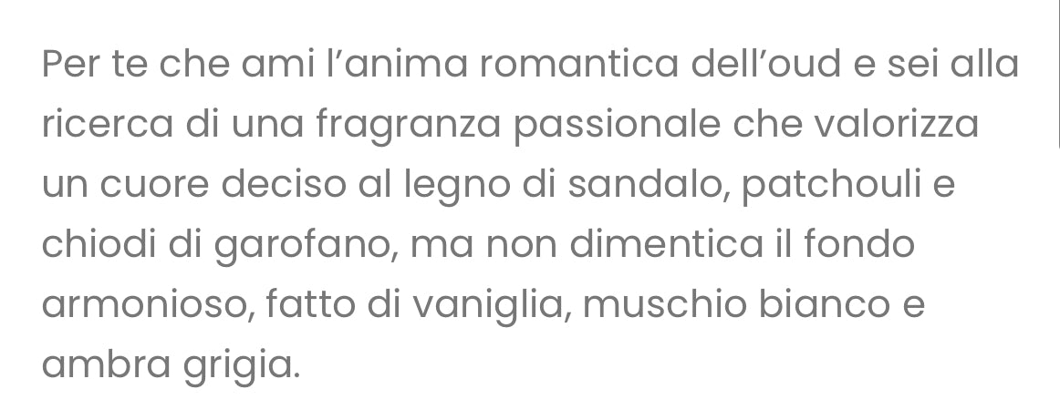 LES PERLES D’ORIENT ROMANTIC OUD