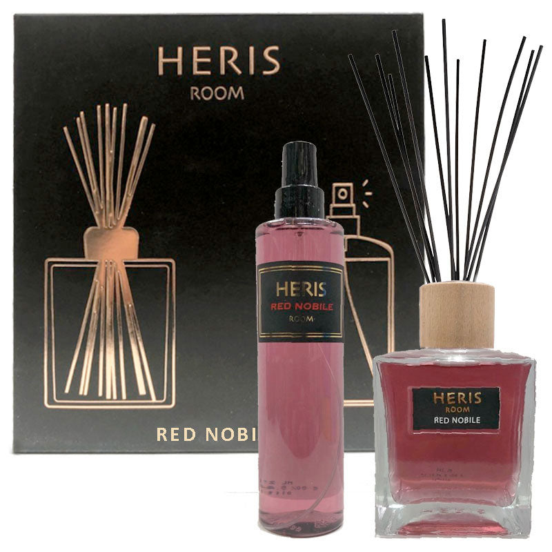 HERIS PROFUMATORE PER AMBIENTI RED NOBILE 250ML + 250 ML SPRAY