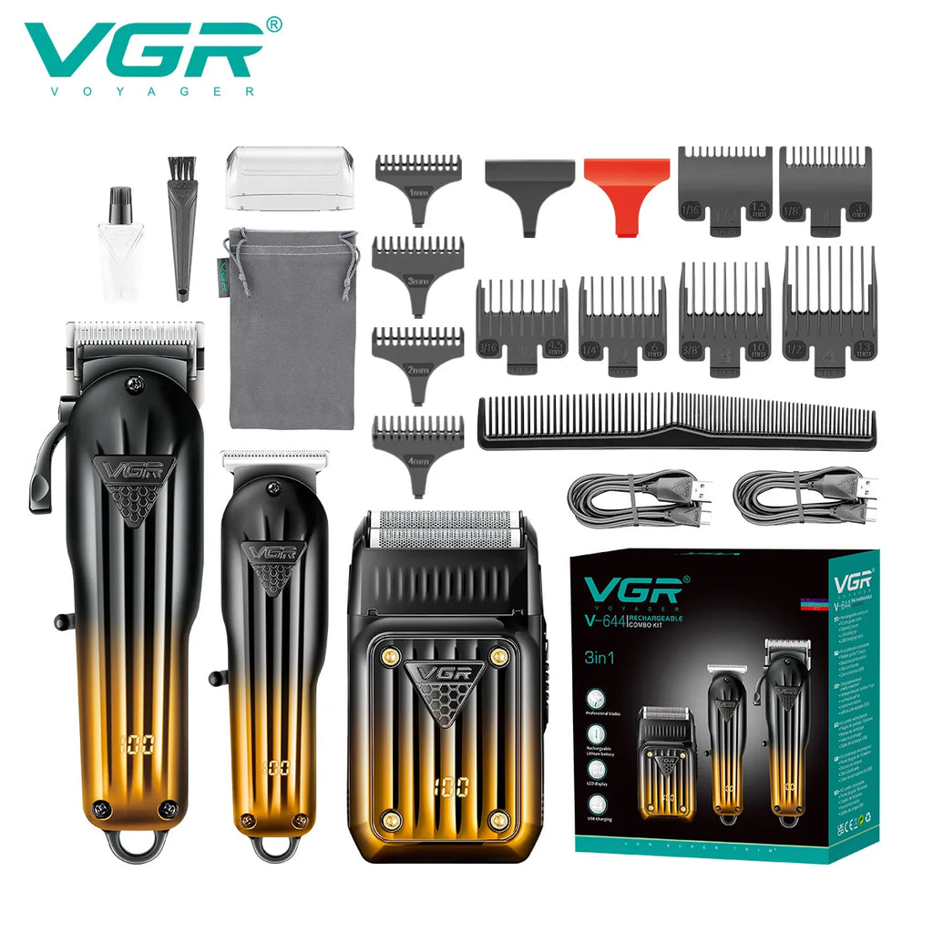 TAGLIACAPELLI COMBO 3 PZ SHAVER / TRIMMER / CLIPPER V644