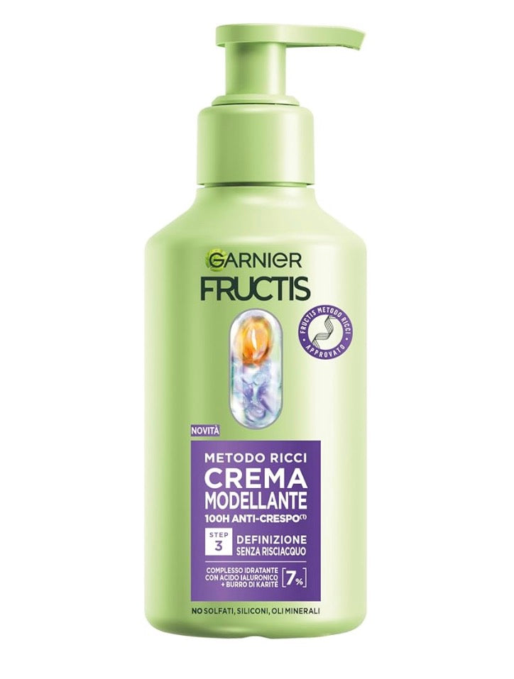 Garnier Fructis metodo Ricci crema modellante anticrespo