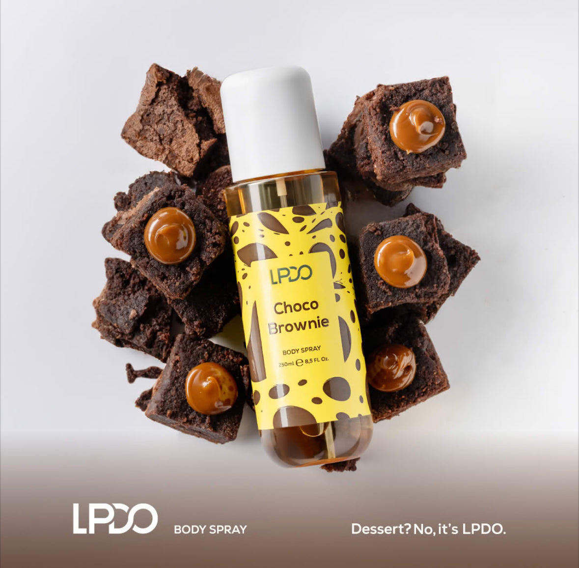 LPDO BODY SPRAY 250ML CHOCO BROWNIE