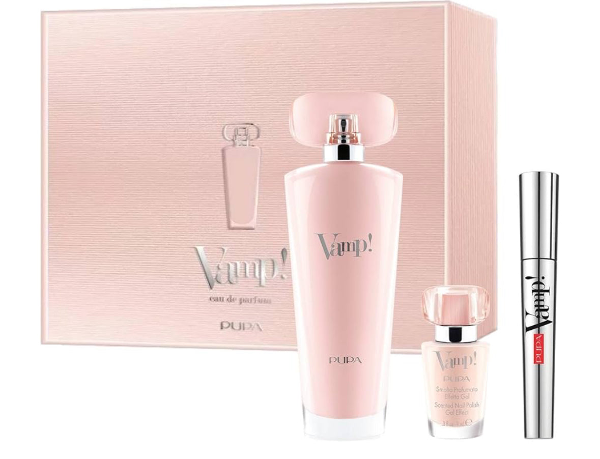 BOX PUPA VAMP EAU DE PARFUM 50ML + SMALTO + MASCARA VAMP
