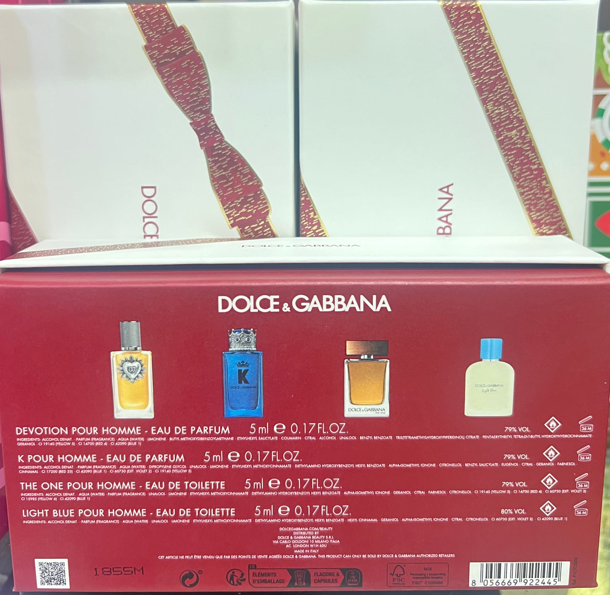 Confezione Box Miniature Dolce&Gabbana