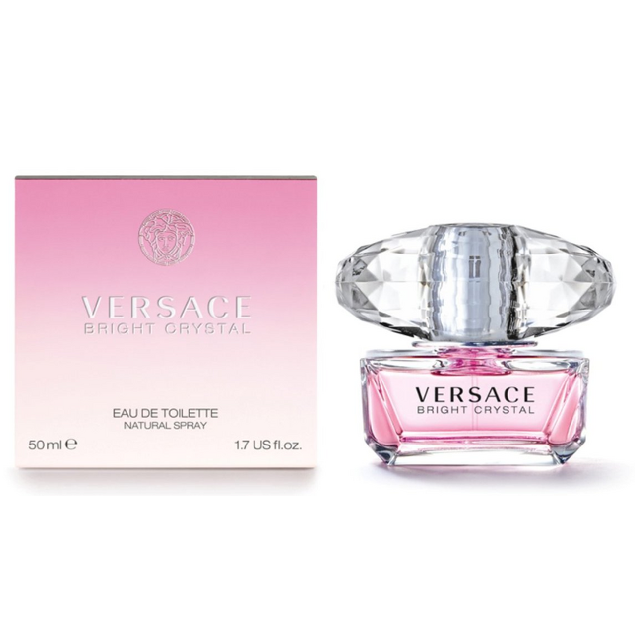 VERSACE BRIGHT CRYSTAL 50ML EAU DE TOILETTE