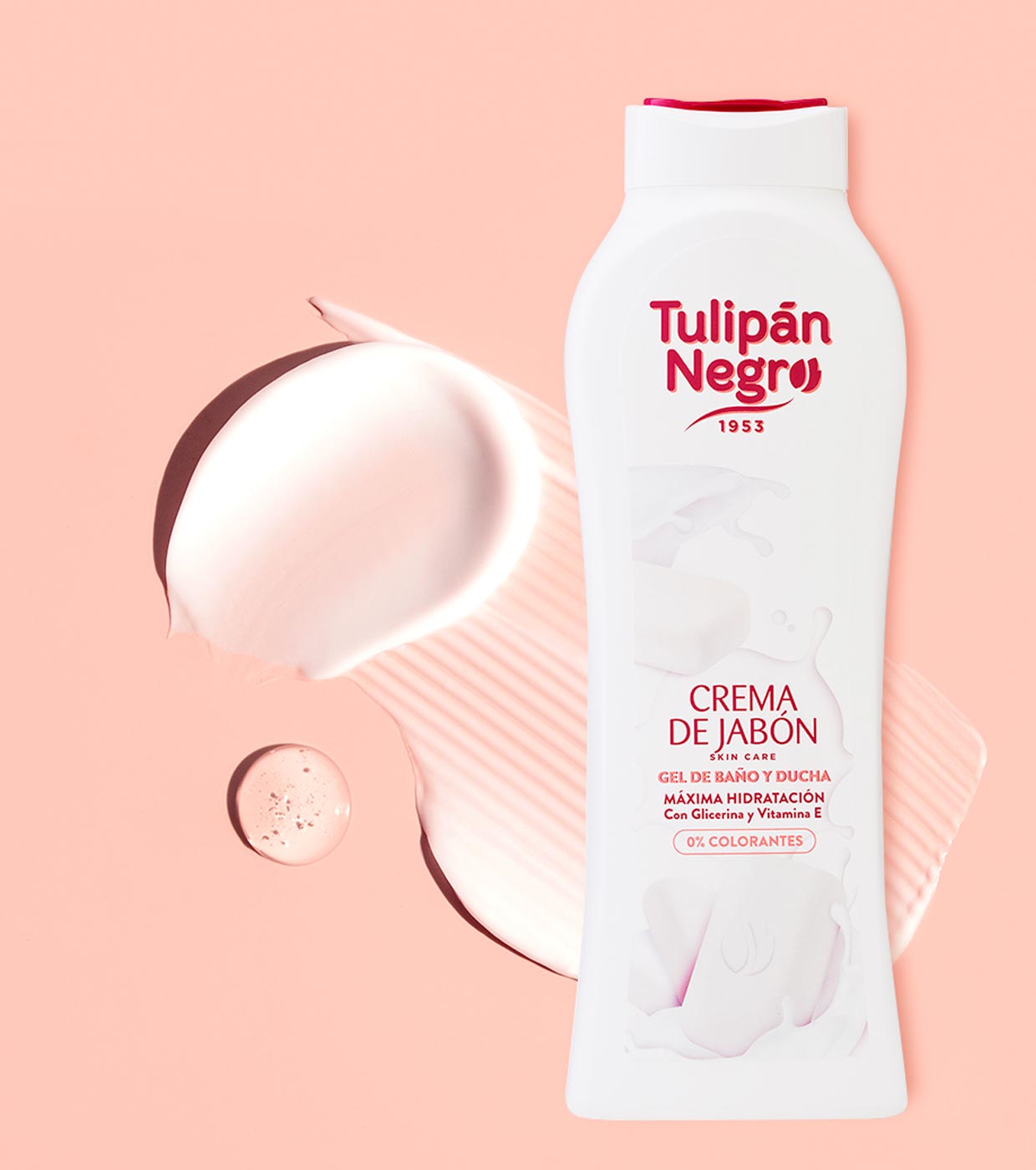 TULIPAN NEGRO BAGNOSCHIUMA 650ML CREMA DE JABON