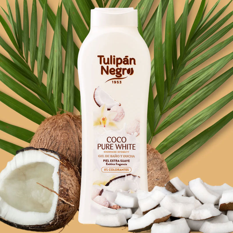 TULIPAN NEGRO BAGNOSCHIUMA 650ML COCO PURE WHITE