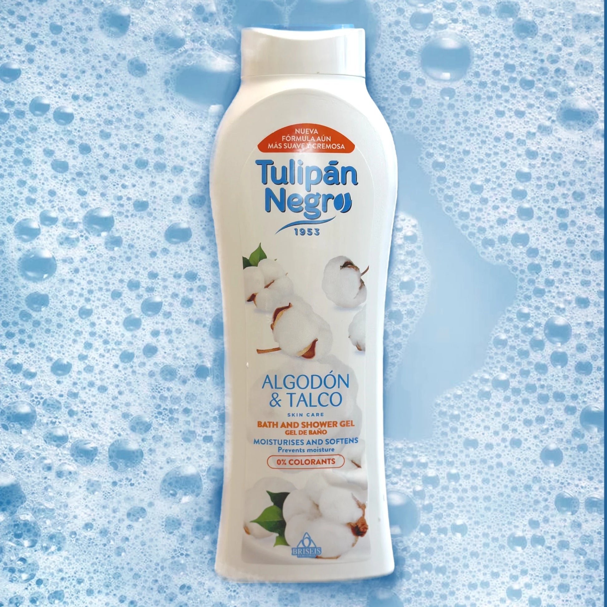 TULIPAN NEGRO BAGNOSCHIUMA 650ML ALGODON & TALCO