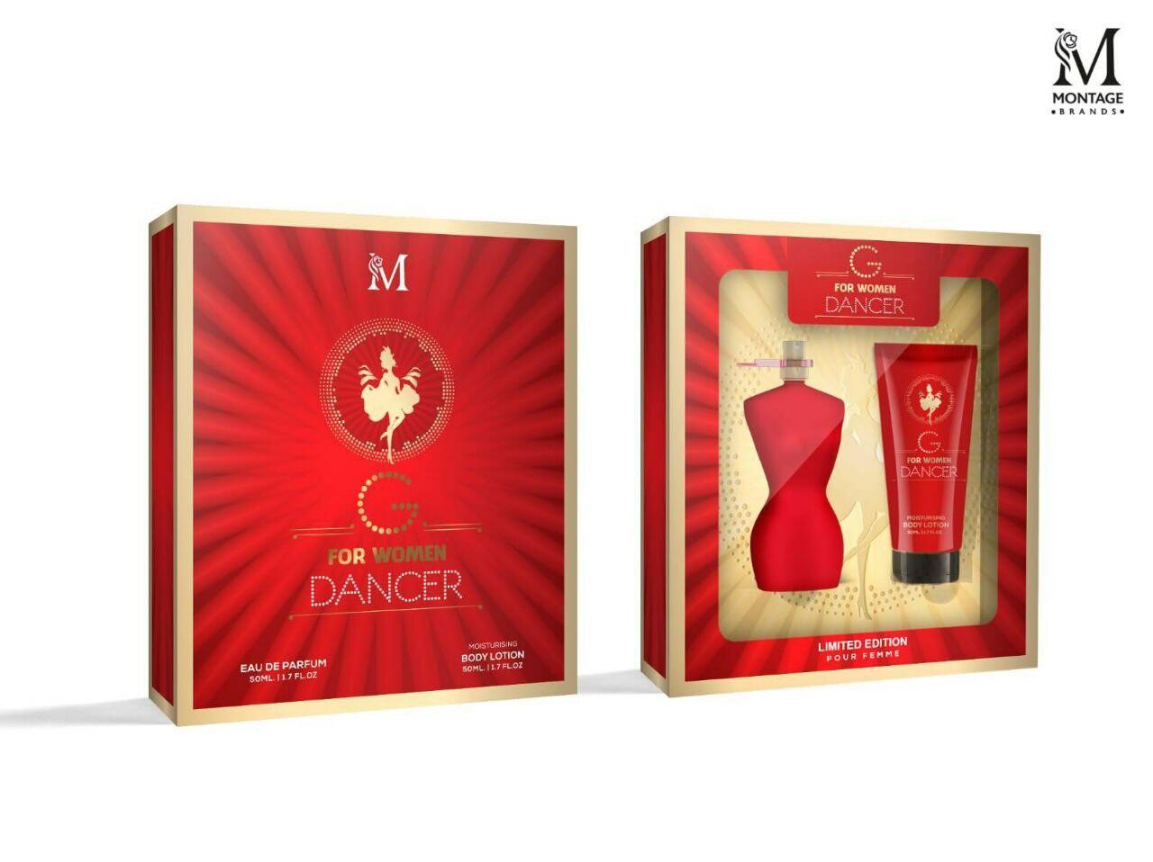 COFFRET MONTAGE  EAU PARFUM 50ML + BODY LOTION 50ML