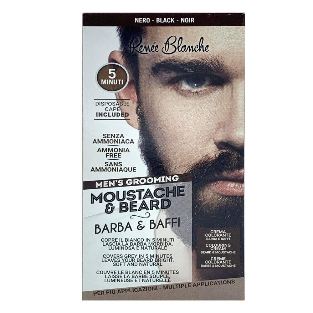 KIT COLORAZIONE PER LA BARBA COLORE NERO RENEE BLANCHE