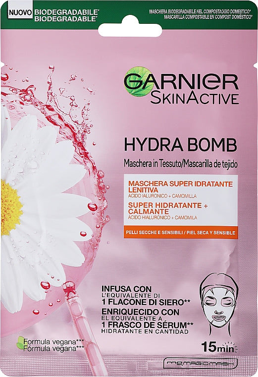 GARNIER MASCHERA VISO HYDRA BOMB CAMOMILLA