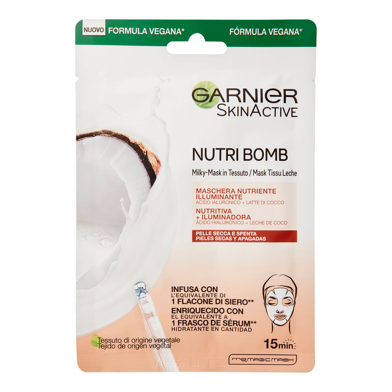 GARNIER MASCHERA NUTRÌ BOMB LATTE DI COCCO