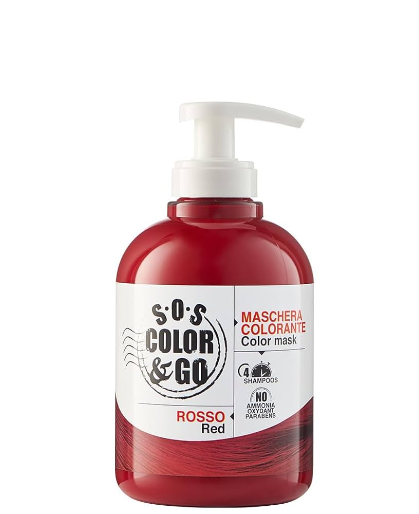 SOS COLOR&GO MASCHERA PIGMENTATA ROSSO