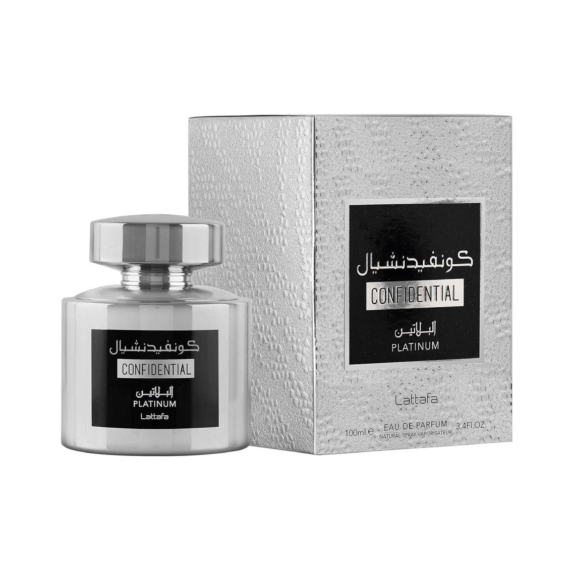 LATTAFA CONFIDENTIAL PLATINUM EAU DE PARFUM 100ML