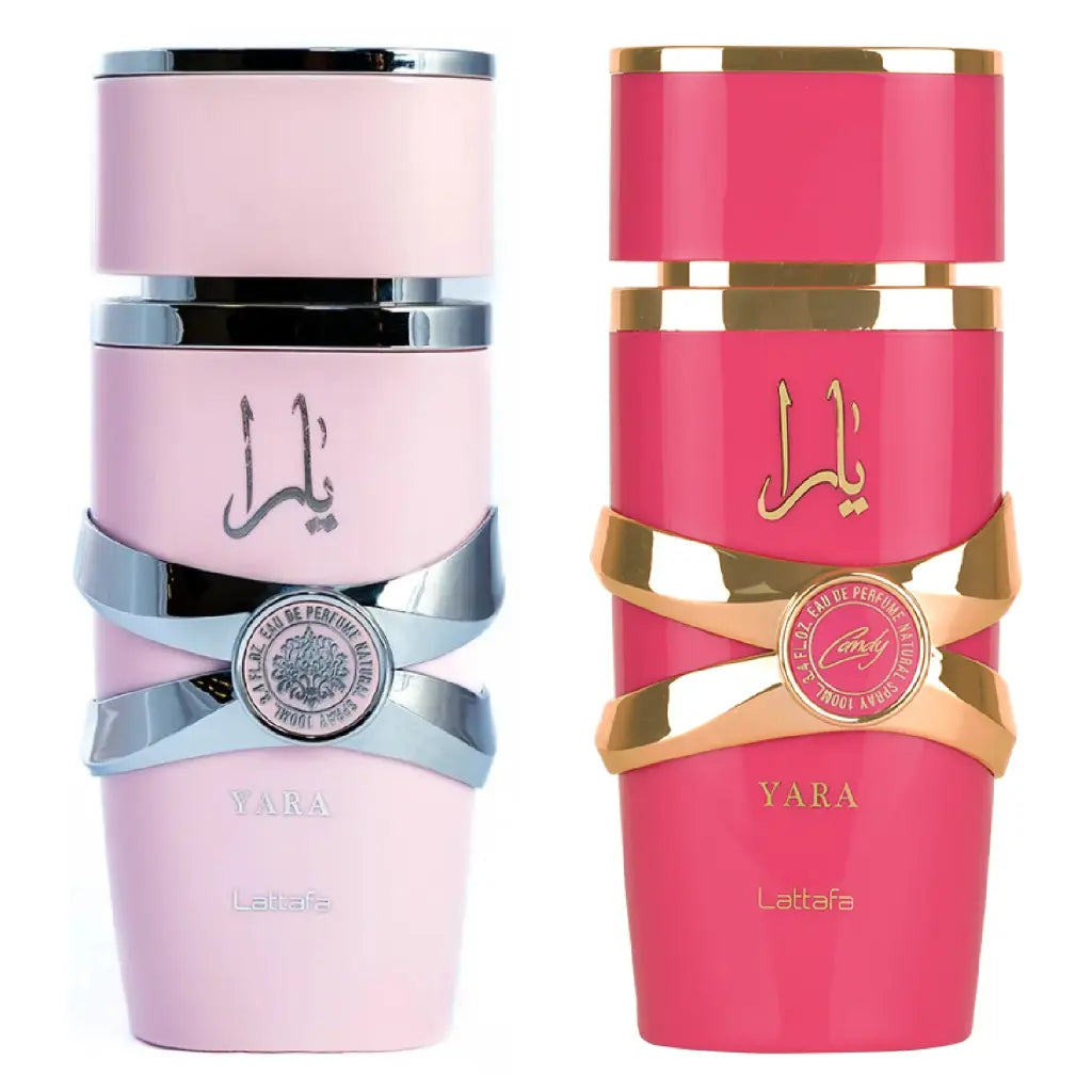 LATTAFA ANNIVERSARY EDITION YARA ROSA 100ML + YARA CANDY 100 ML