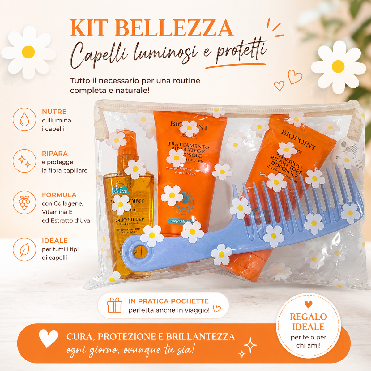 Kit solari capelli Biopoint