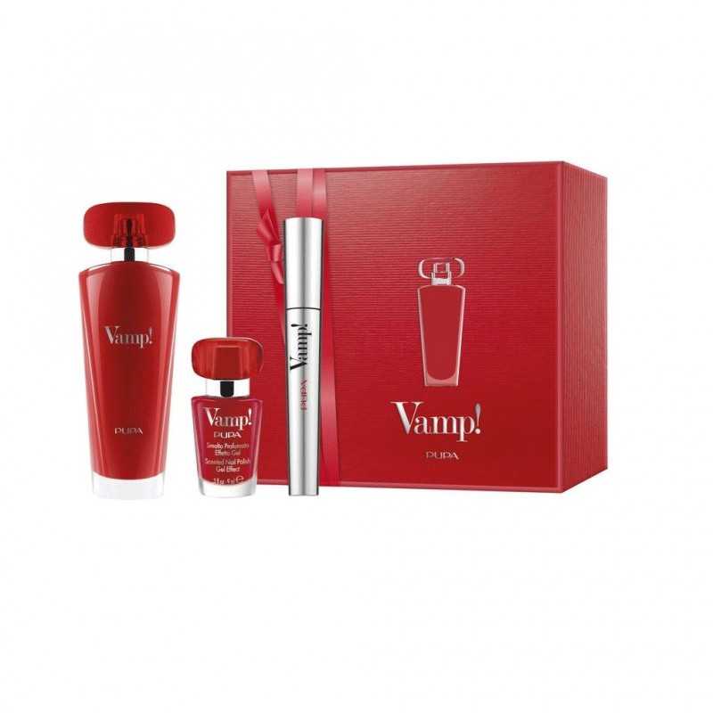 BOX PUPA VAMP EAU DE PARFUM 50ML + SMALTO + MASCARA