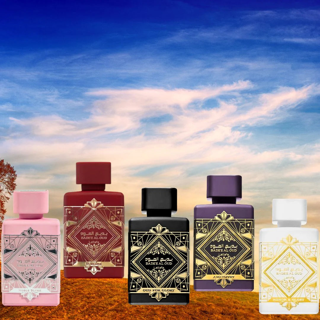 LATTAFA BOX MINIATURE BADEE AL OUD COLLECTION 5 PEZZI DA 5 ML CADAUNA
