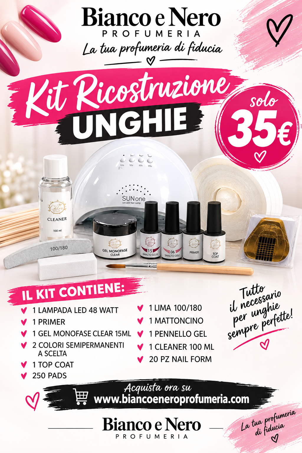 KIT RICOSTRUZIONE UNGHIE CHLOE NAIL
