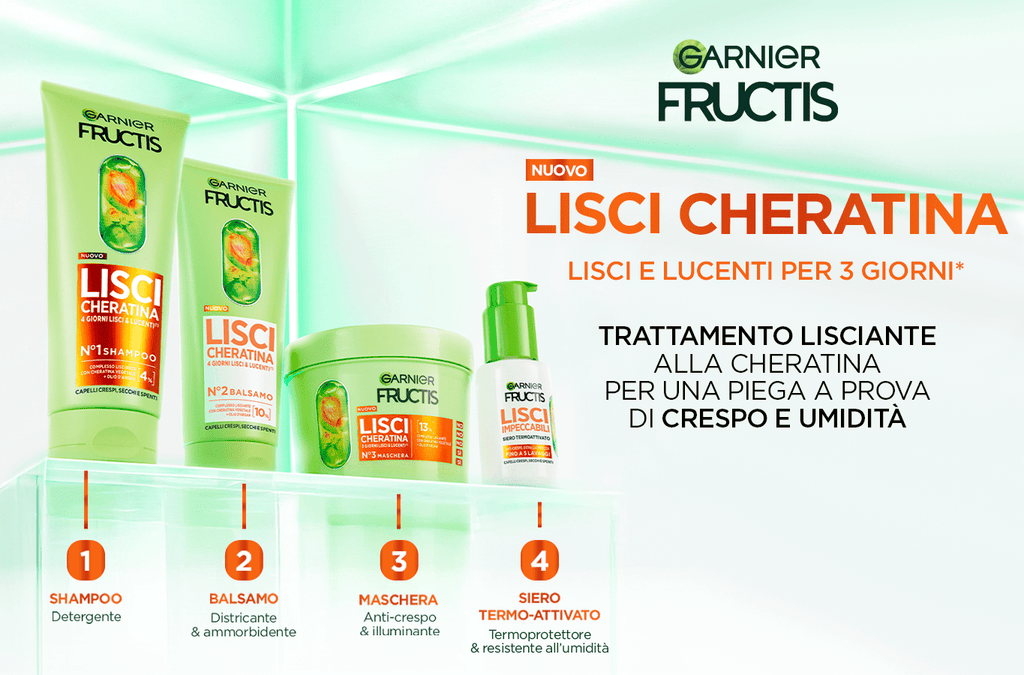 Garnier Fructis Maschera Lisci Cheratina N. 3
