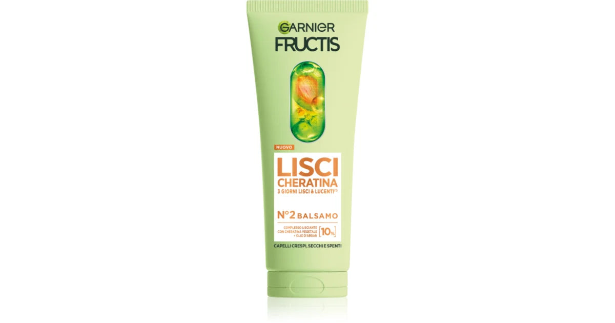 Garnier fructis balsamo lisci cheratina n.2