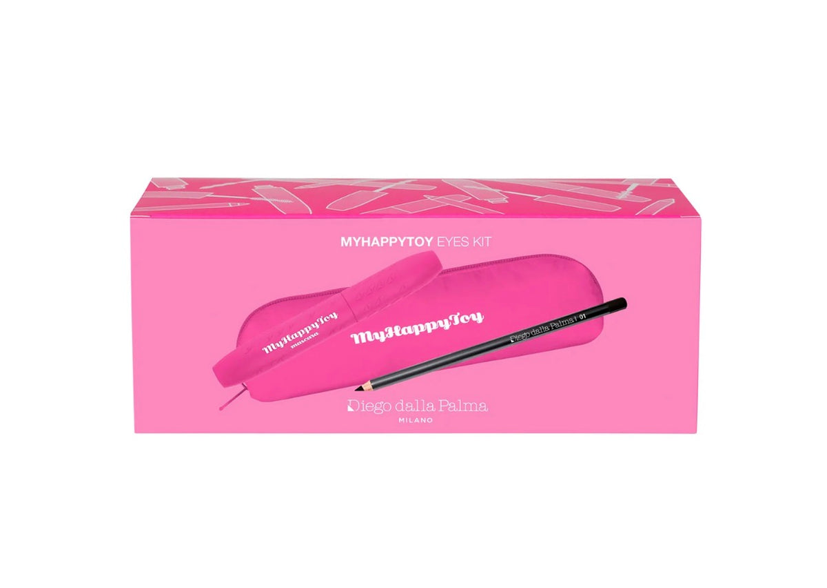 BOX DIEGO DALLA PALMA MASCARA MY HAPPY TOY + MATITA +POCHETTE